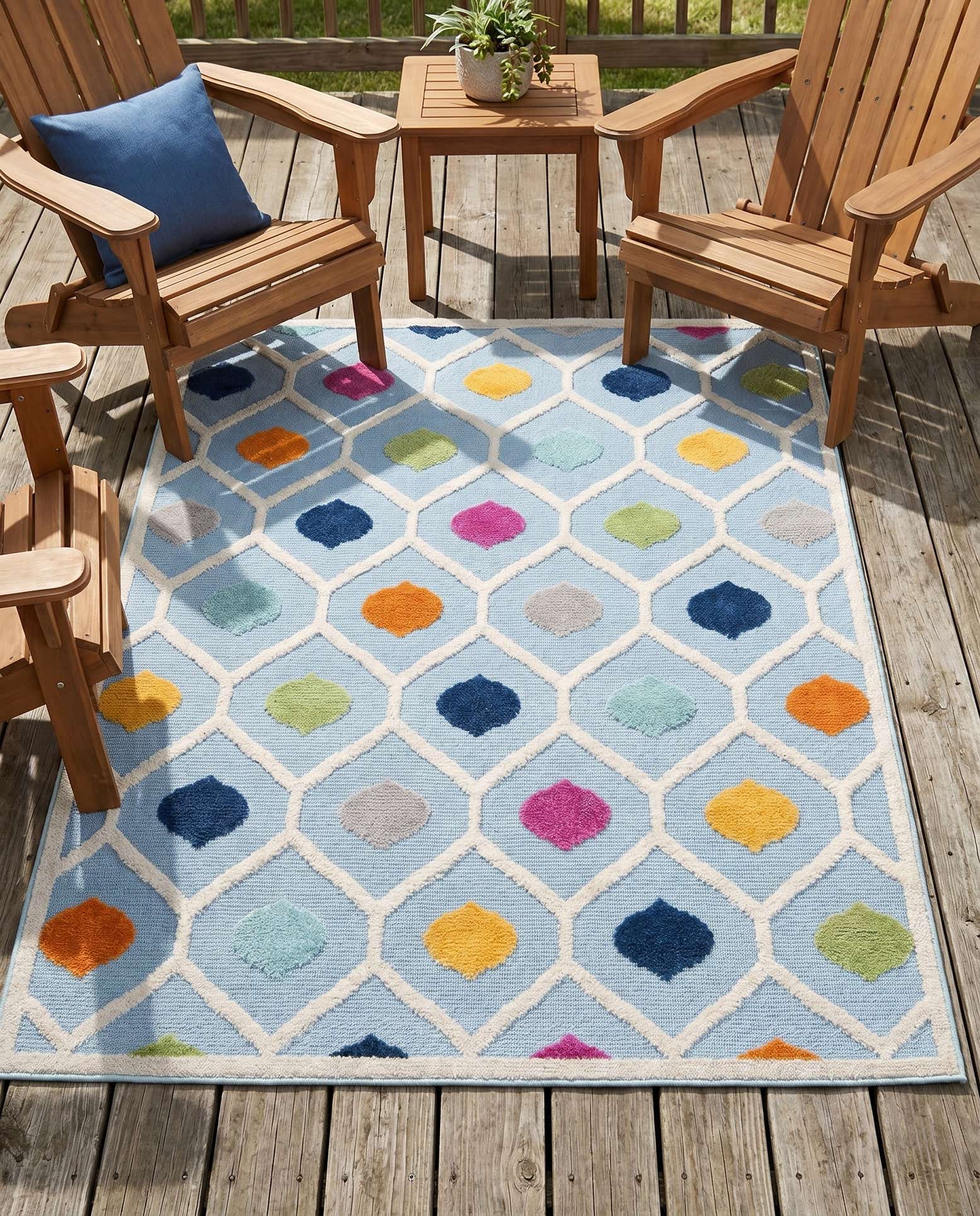 4' x 6' Easy-Clean Aruba Indoor / Outdoor Rug