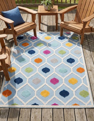 4' x 6' Easy-Clean Aruba Indoor / Outdoor Rug