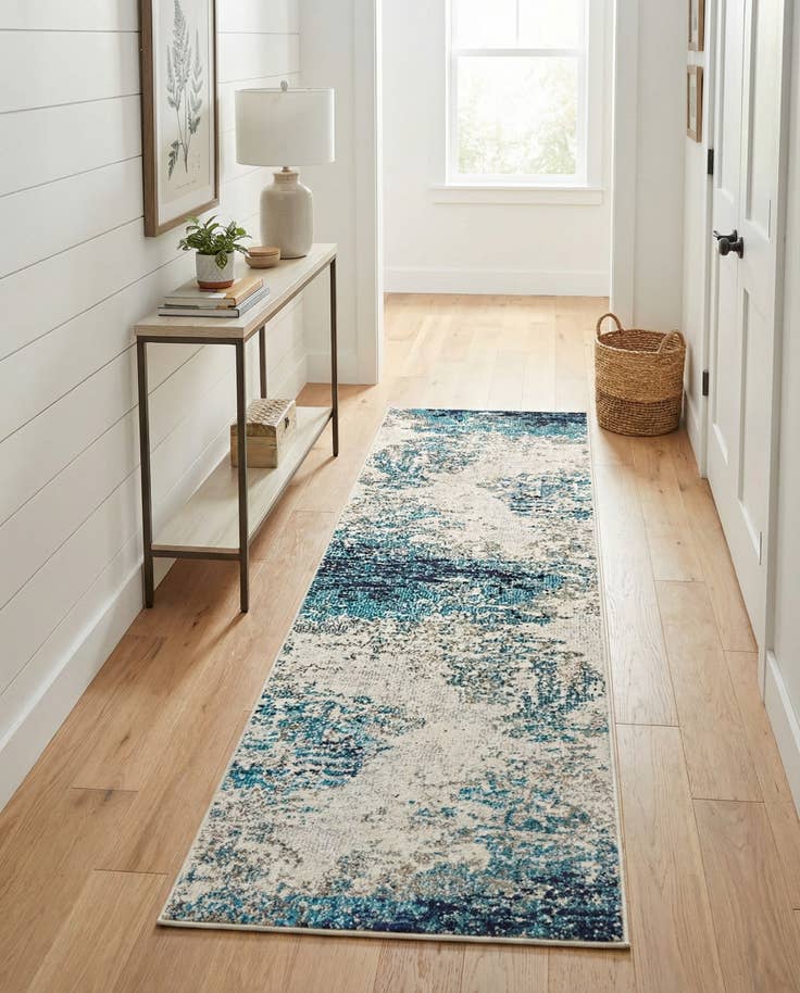 Detail image of 2' x 6' Washable Vivid Runner Rug