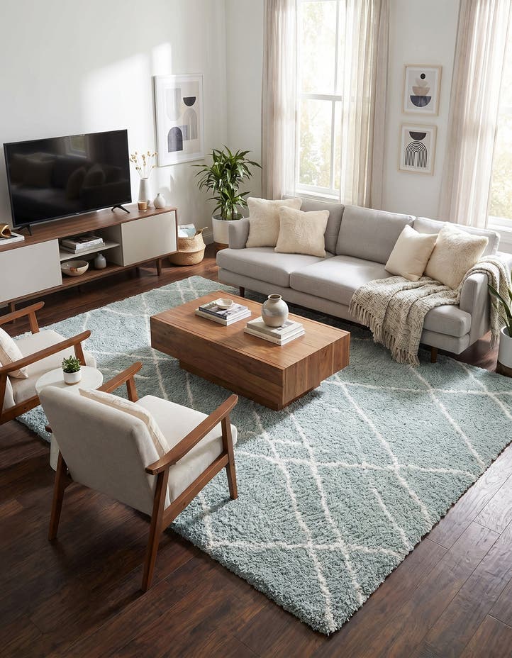 7' 10 x 10' Soft Touch Shag Rug