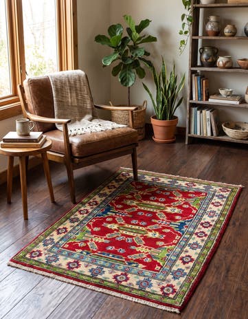 2' 2 x 3' 1 Hand Knotted Kazak Rug