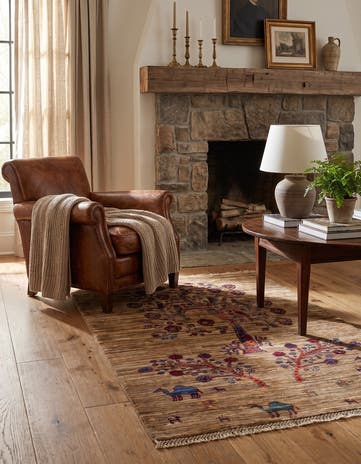 3' 6 x 5' Hand Knotted Ariana Ziegler Rug