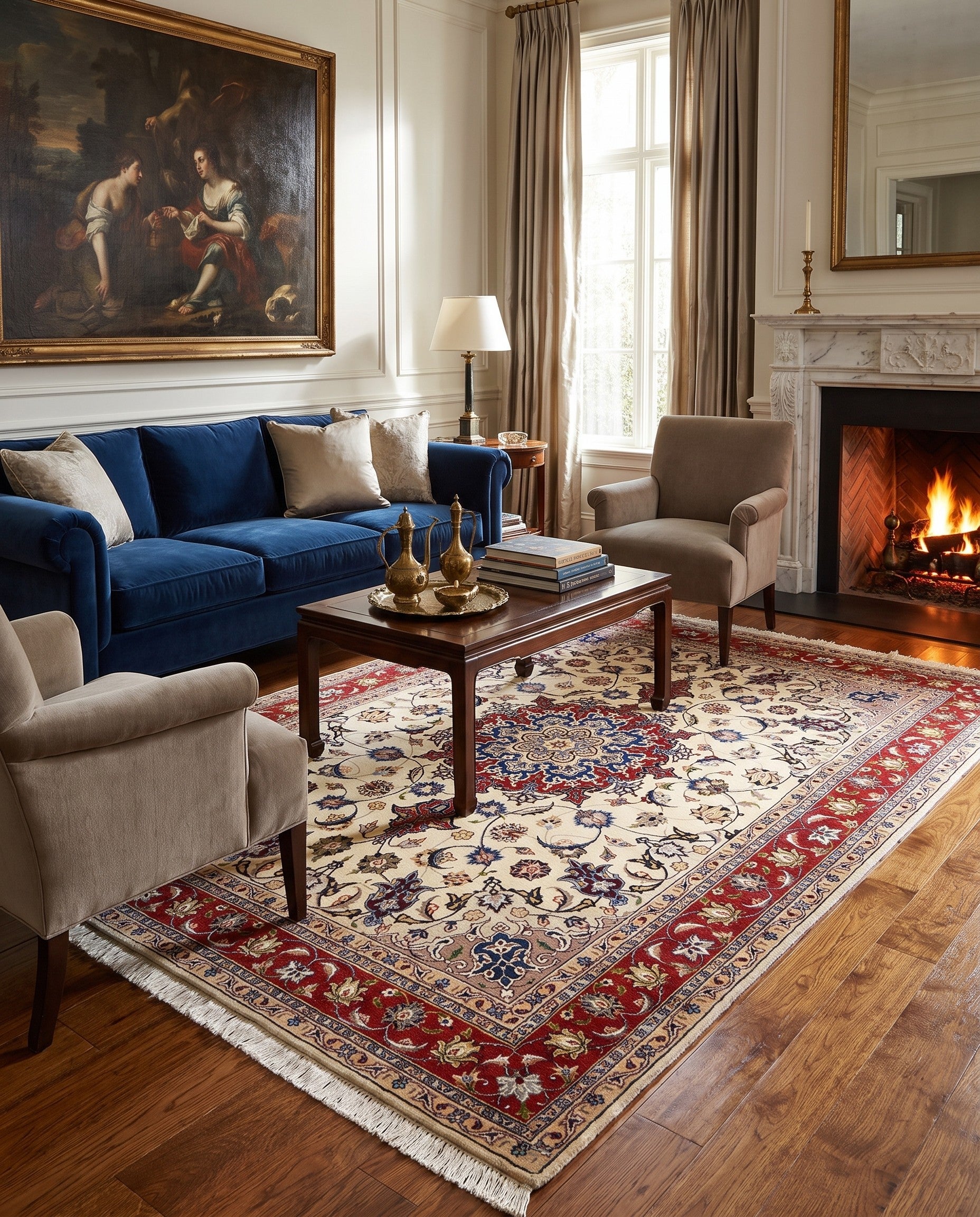 5' 1 x 6' 6 Tabriz Rug