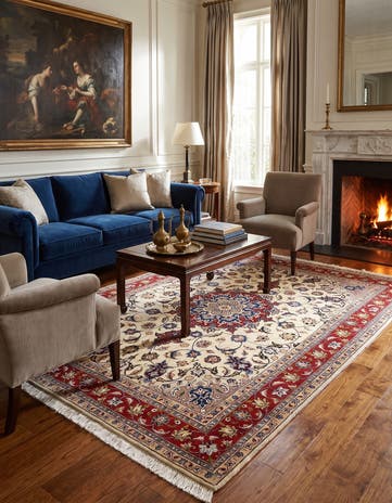 5' 1 x 6' 6 Tabriz Rug
