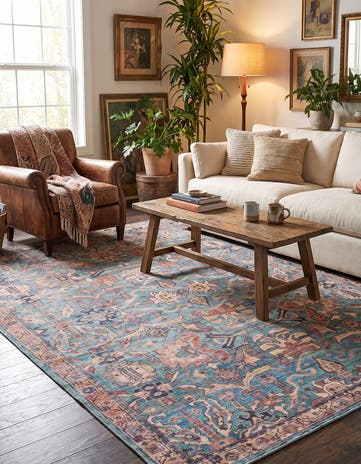 7' 3 x 10' Washable Nostalgia Rug