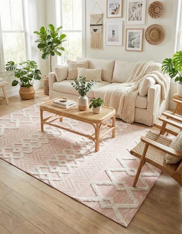 Pink Sabrina Soto Casa Valencia Rug