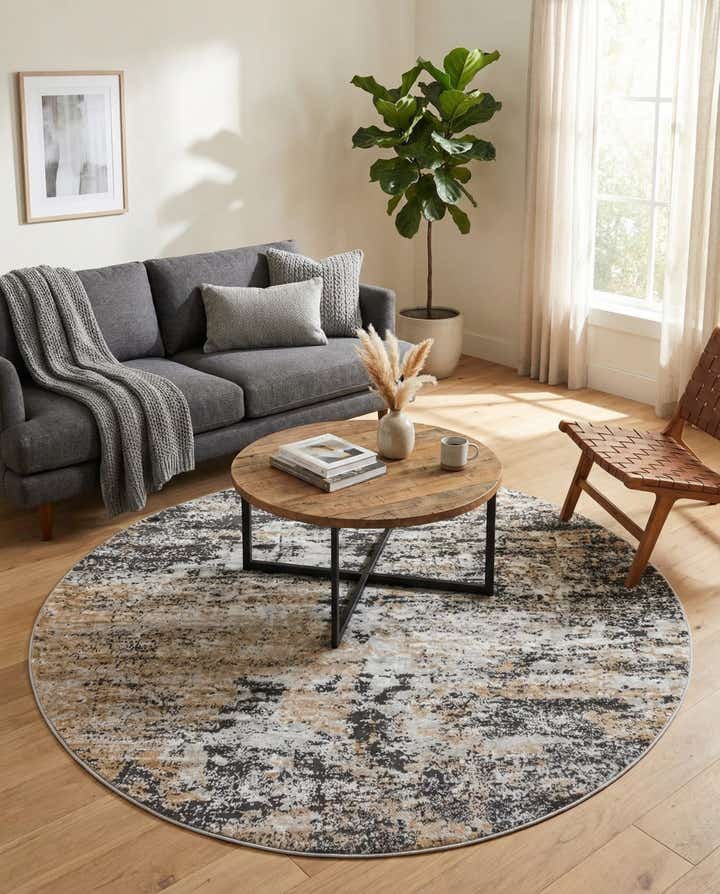 6' x 6' Leipzig Round Rug