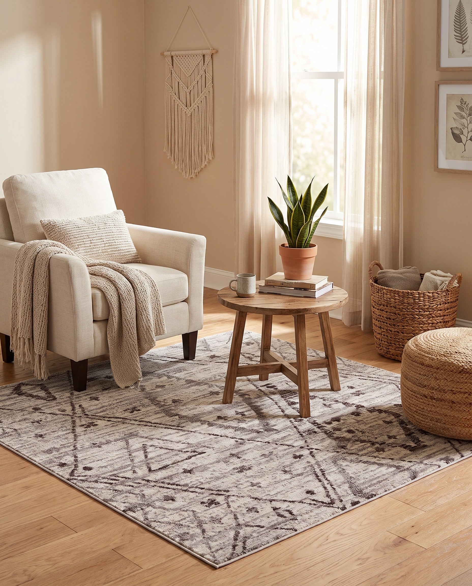 Ivory Grand Tradition Square Rug