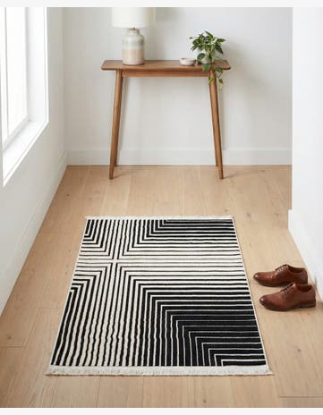 Black and White Milano Rug