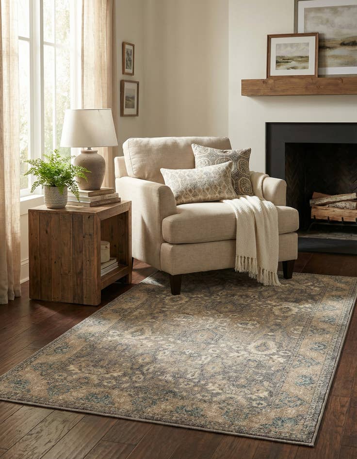 Detail image of 3' 3 x 5' 3 Viola Rug