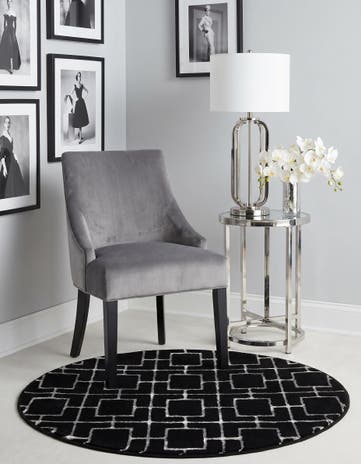 3' x 3' Marilyn Monroe&trade; Glam Deco Round Rug