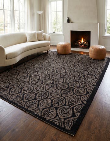 8' 3 x 10' Hand Knotted Moroccan Wool Rug