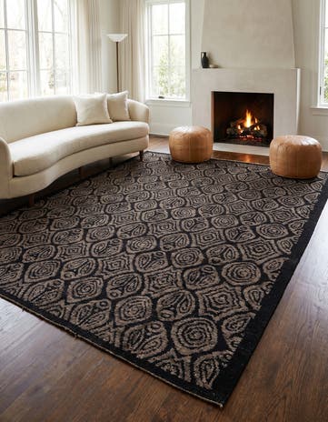 8' 3 x 10' Hand Knotted Moroccan Wool Rug