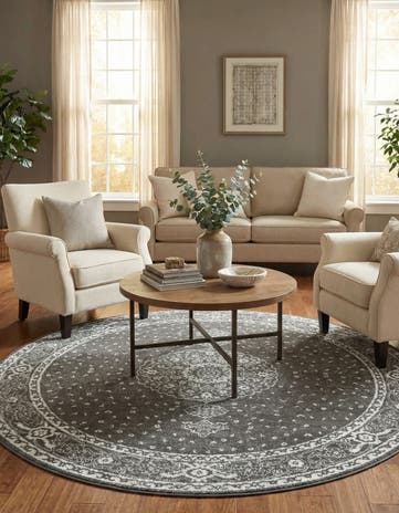 7' 10 x 7' 10 Dover Round Rug