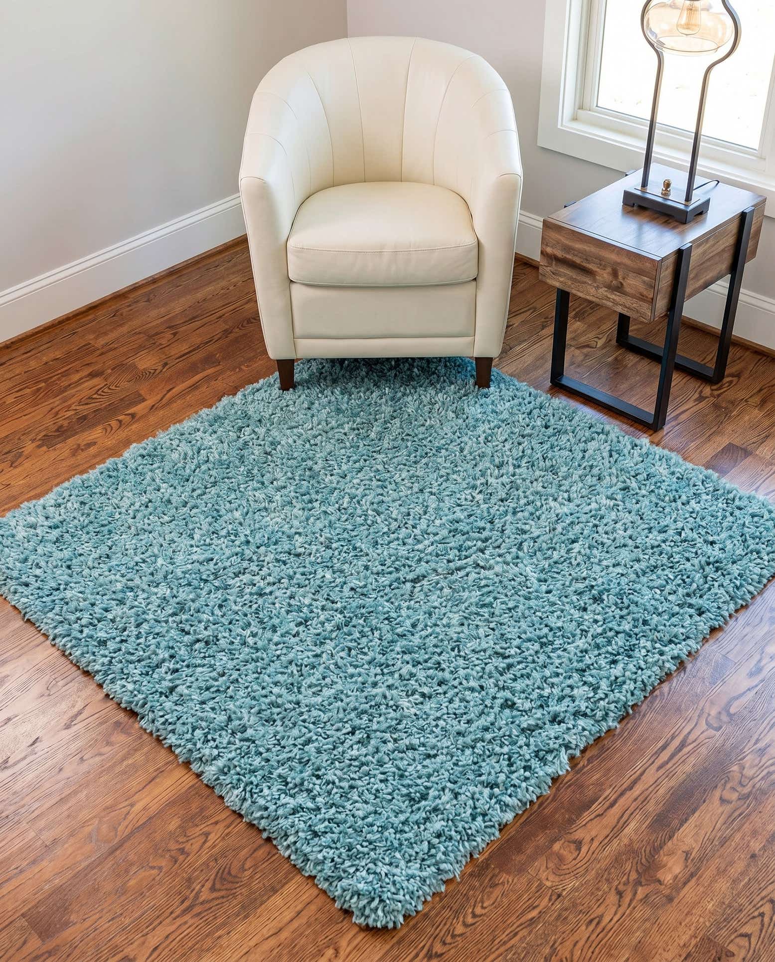3' x 3' Zermatt Shag Square Rug