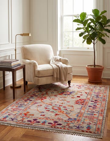 2' 10 x 4' 3 Hand Knotted Ariana Ziegler Rug