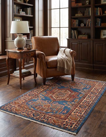 2' 8 x 3' 10 Hand Knotted Kazak Rug