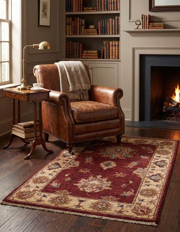2' x 3' 6 Hand Knotted Ziegler Rug