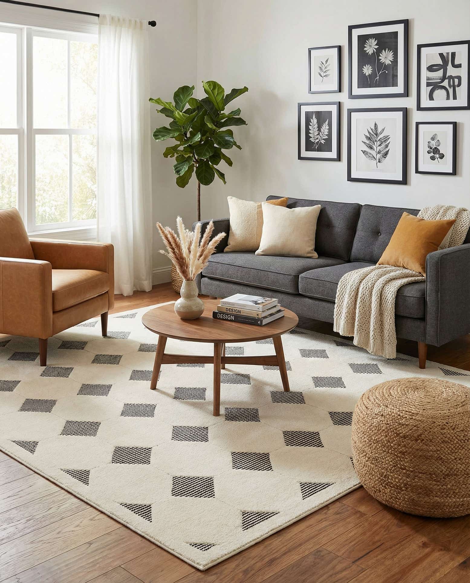 7' 10 x 7' 10 Prismatic Square Rug