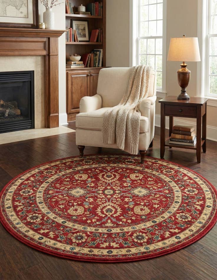 Detail image of 6' x 6' Kensington Round Rug