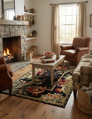4' x 6' Pastoral Rug