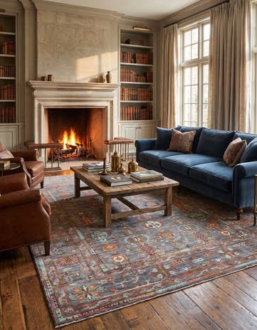7' 1 x 9' 10 Hand Knotted Ariana Ziegler Rug