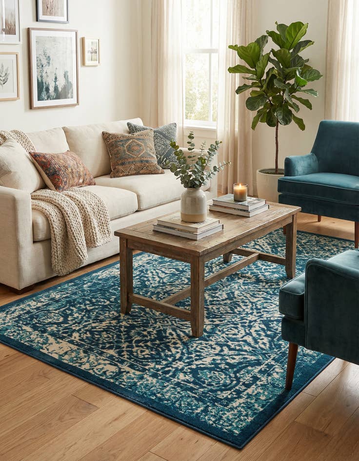 Detail image of 5' x 8' Dahlia Rug