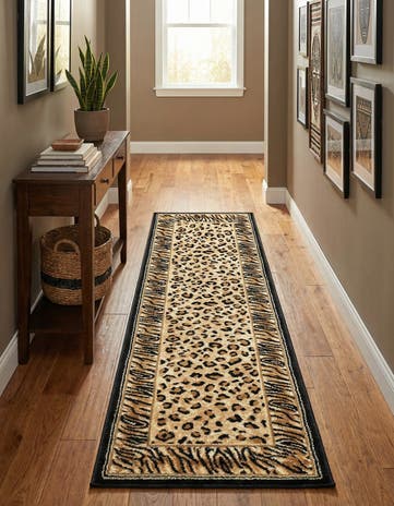 Light Brown Savannah Runner Rug