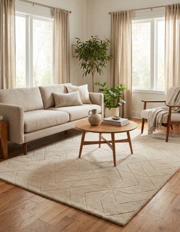 5' 1 x 7' 1 WoolCraft Geometric Rug