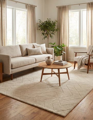 5' 1 x 7' 1 WoolCraft Geometric Rug