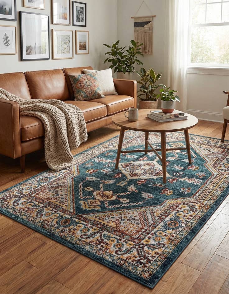 Detail image of 4' x 6' Kamala Washable Rug