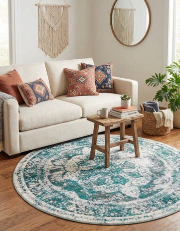5' 3 x 5' 3 Monte Carlo Round Rug
