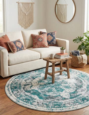 5' 3 x 5' 3 Monte Carlo Round Rug