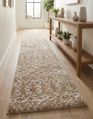 2' 7 x 12' Moroccan Shag Runner Rug