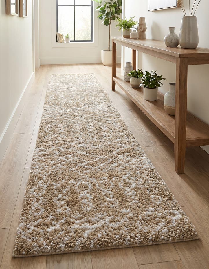 2' 7 x 12' Moroccan Shag Runner Rug