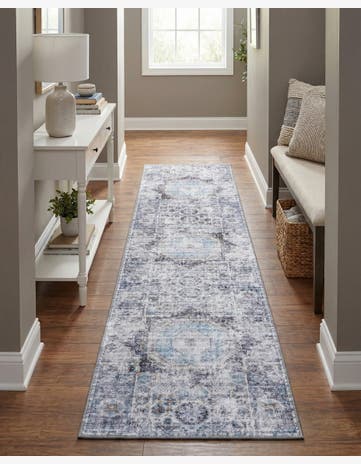 Vintage Ivory Yara Runner Rug