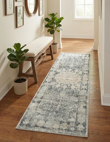 Gray Berkshire Runner Rug