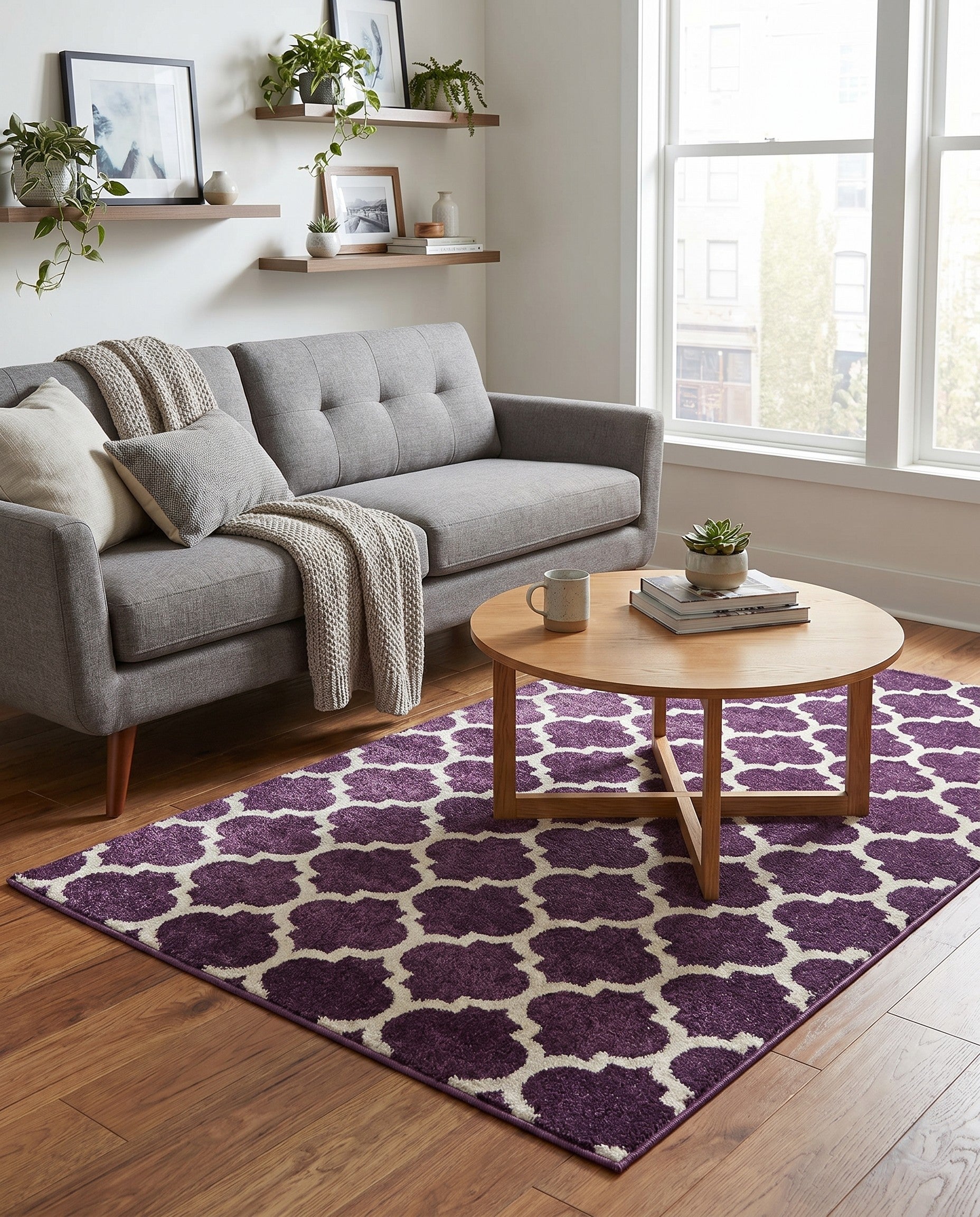 3' 3 x 5' 3 Lattice Rug