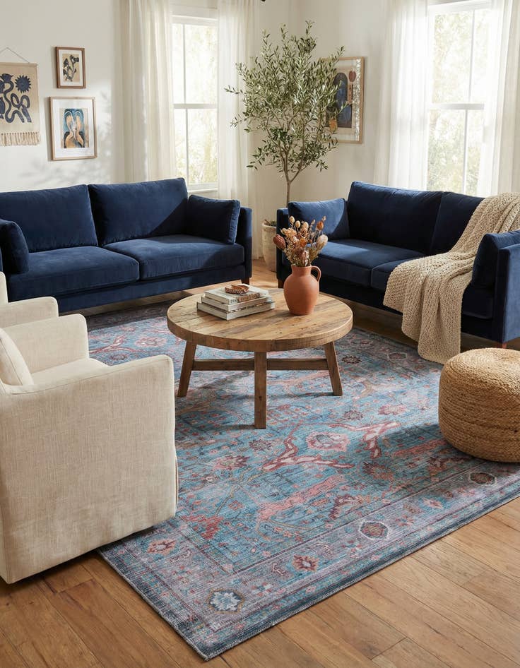 Detail image of 7' 10 x 10' Washable Maahru Rug