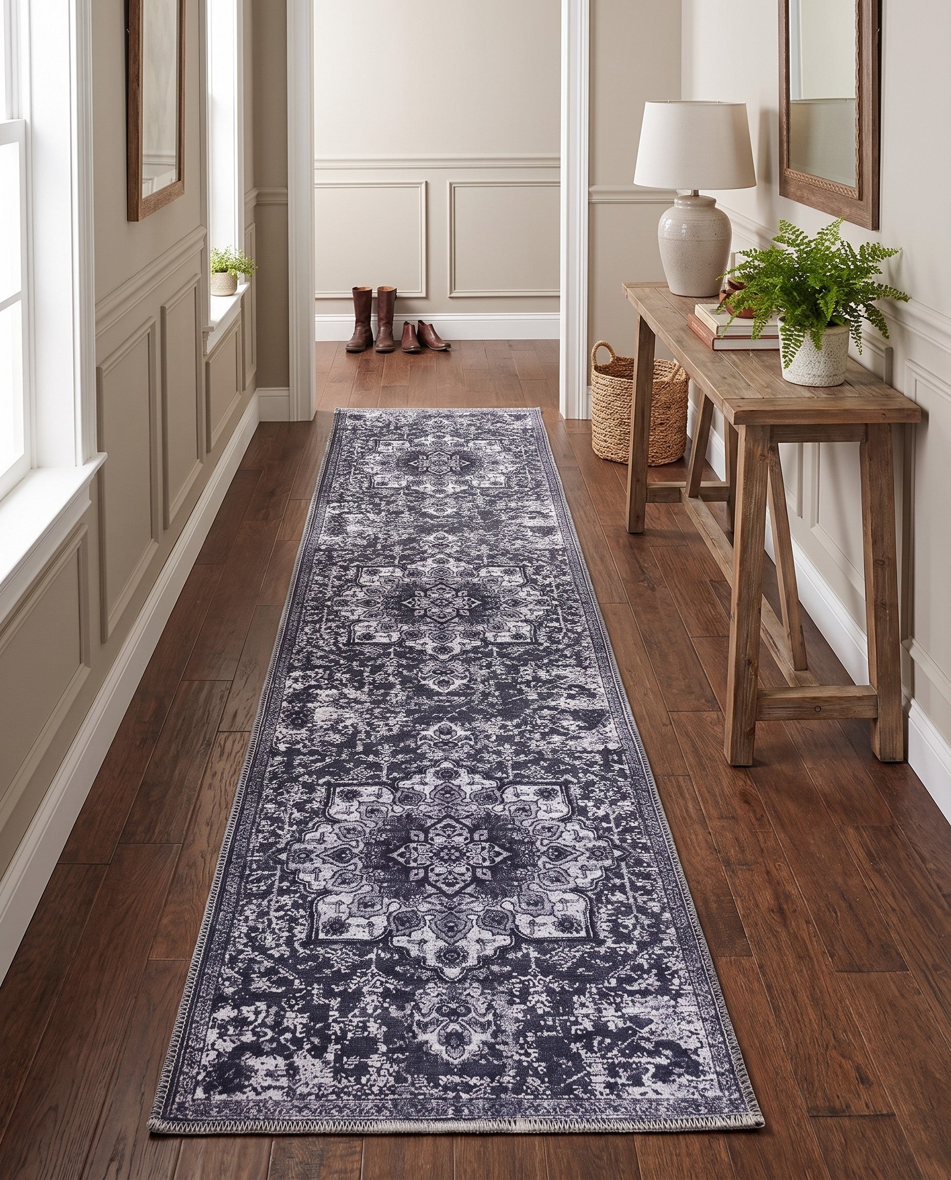 2' x 8' Washable Francesca Runner Rug
