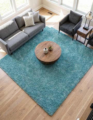 10' x 10' Zermatt Shag Square Rug