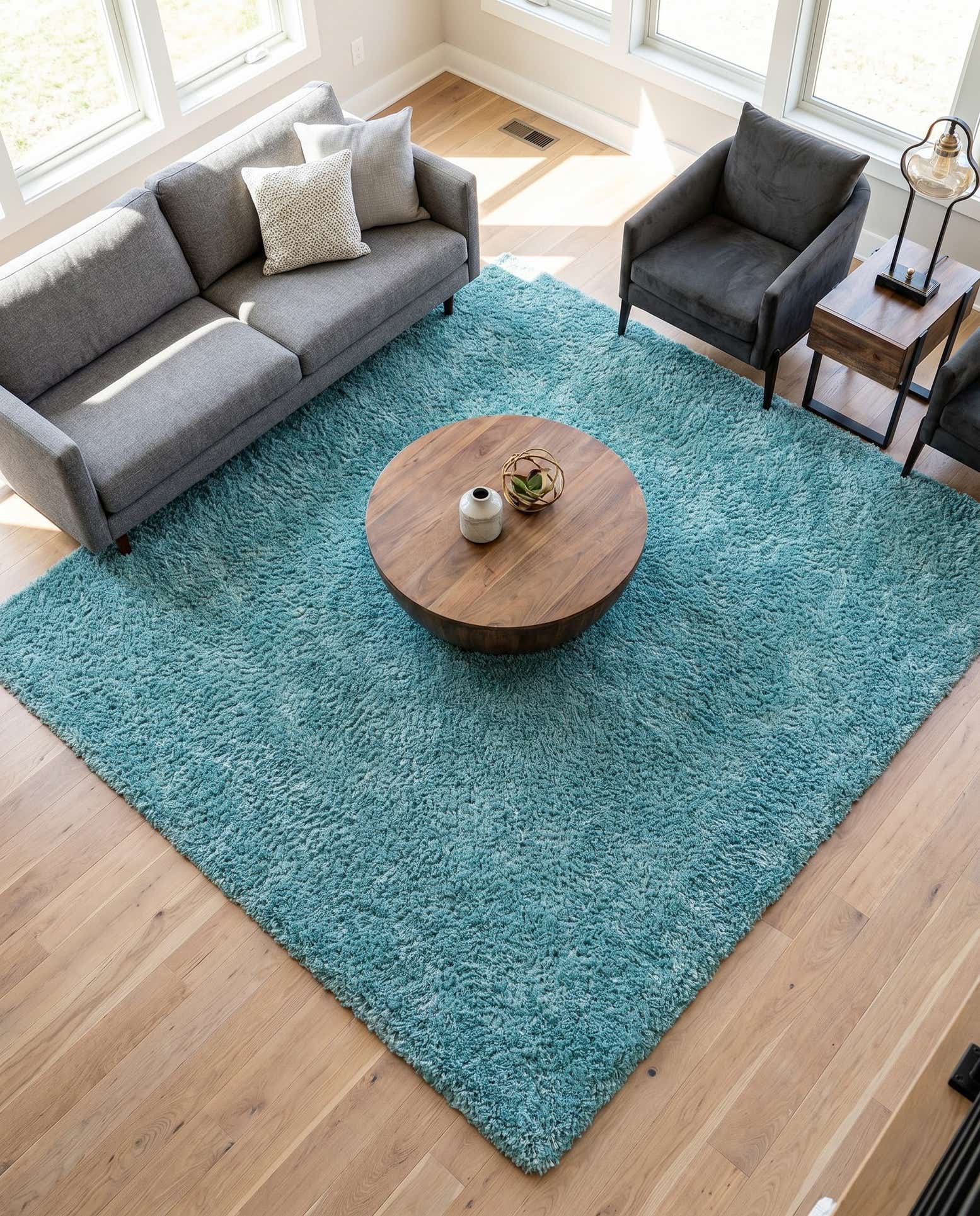 10' x 10' Zermatt Shag Square Rug