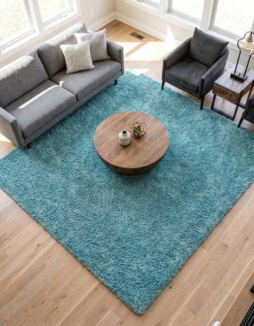 10' x 10' Zermatt Shag Square Rug