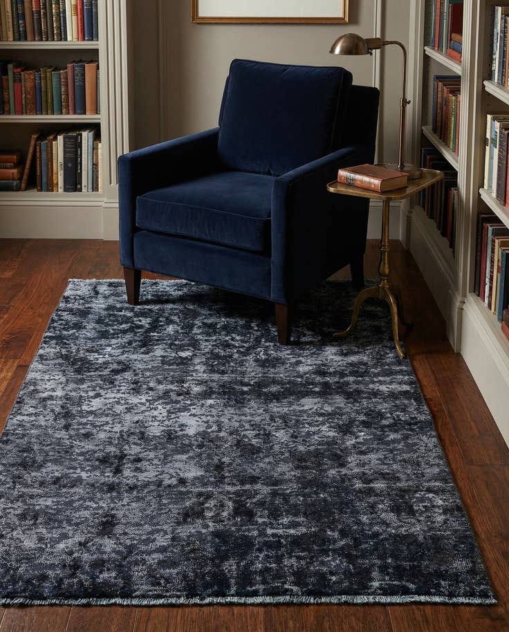 Detail image of 4' 2 x 6' 1 Hand Knotted Ultra Vintage Persian Wool Rug