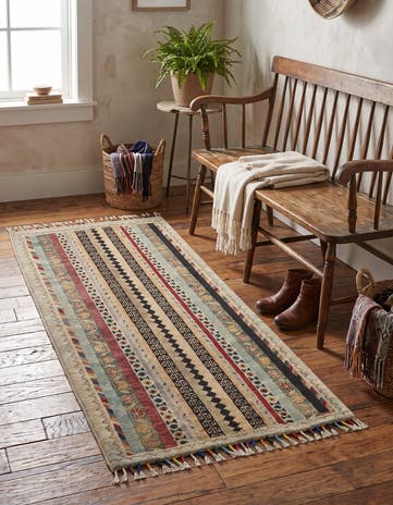 1' 8 x 3' 5 Hand Knotted Ariana Ziegler Rug