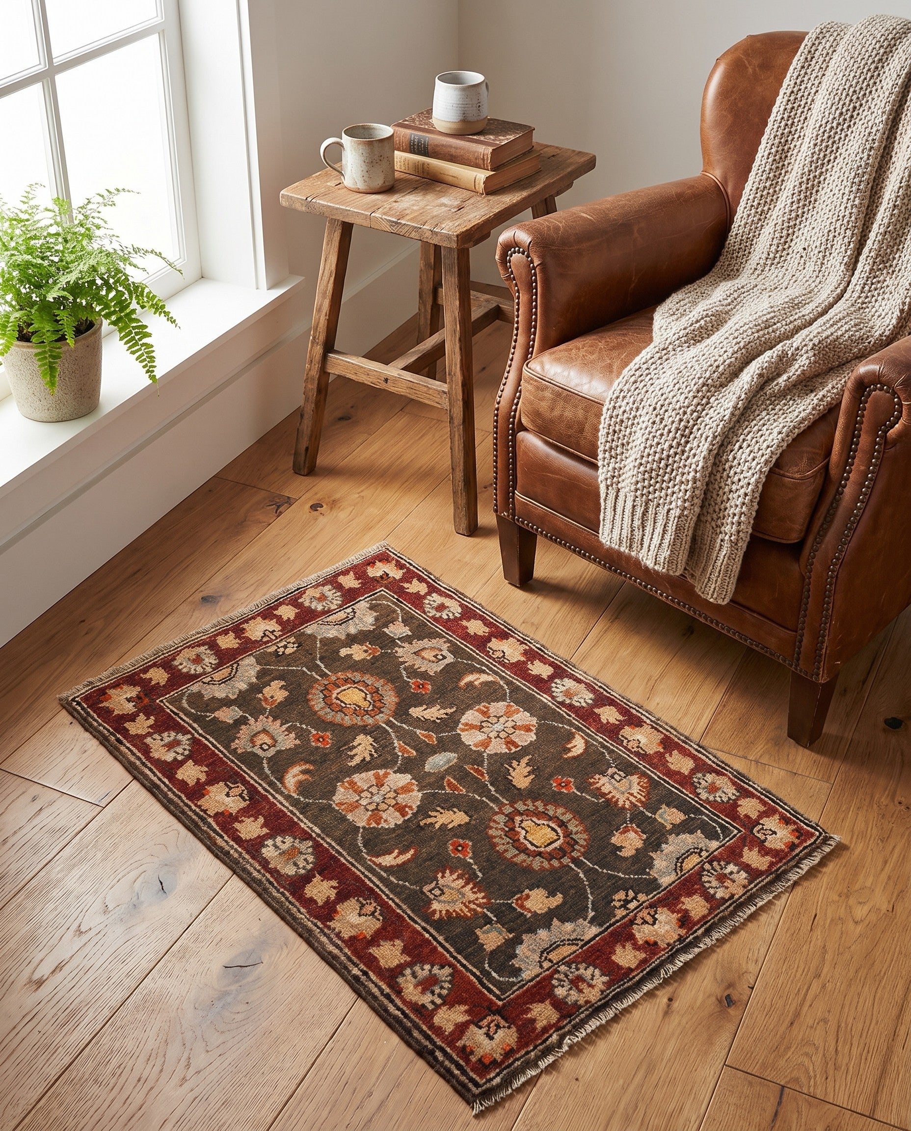 1' 10 x 2' 11 Hand Knotted Ariana Ziegler Rug