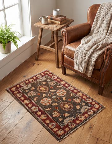 1' 10 x 2' 11 Hand Knotted Ariana Ziegler Rug