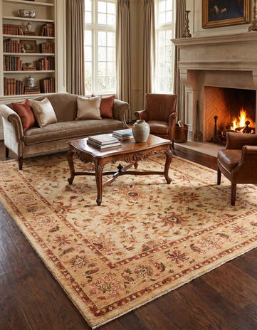 5' 6 x 7' 11 Hand Knotted Ziegler Rug