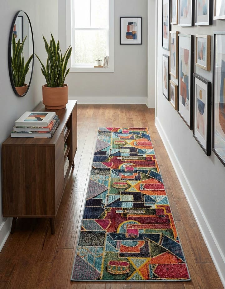 2' x 8' Washable Haerfest Runner Rug
