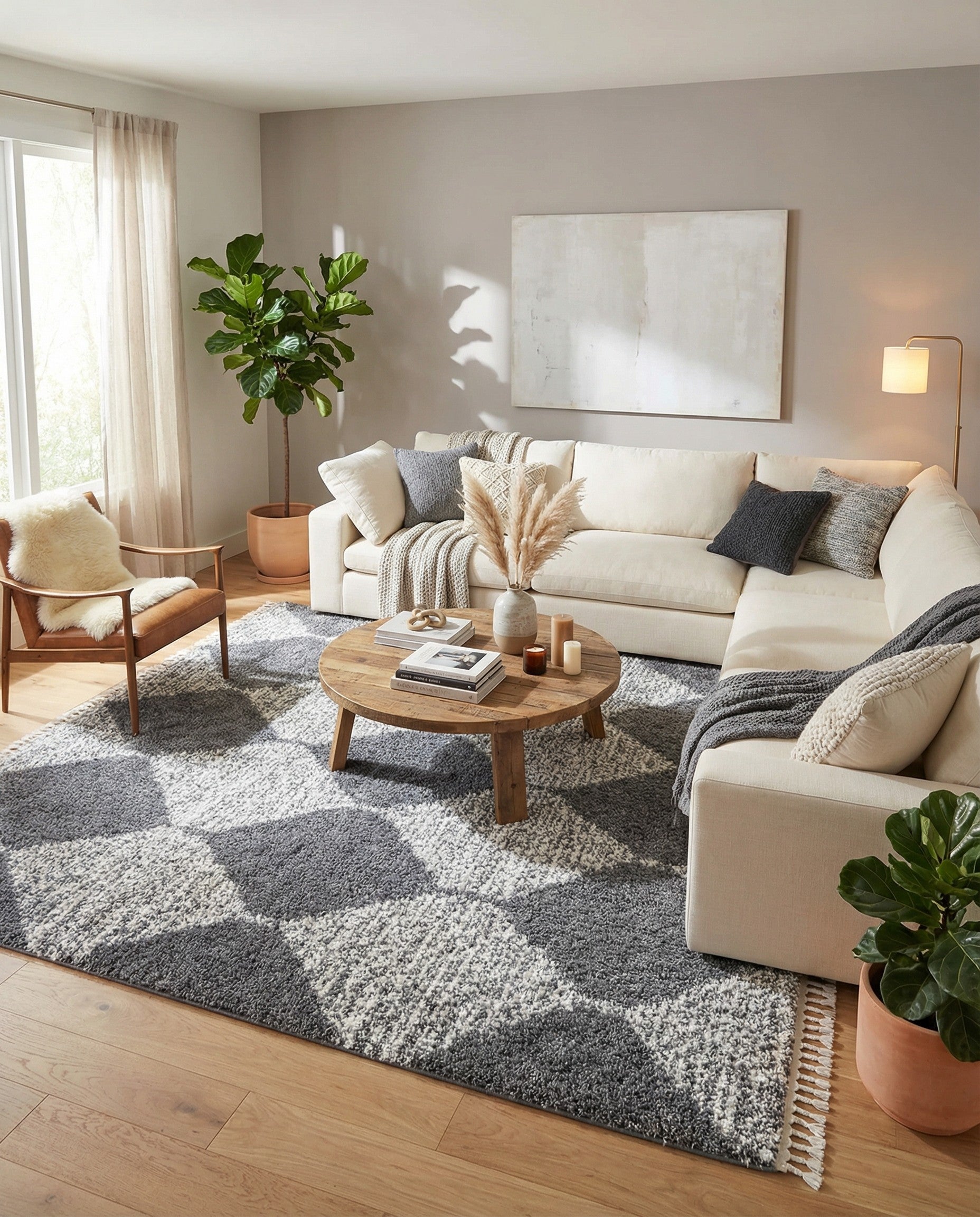 10' x 10' Serenity Shag Square Rug